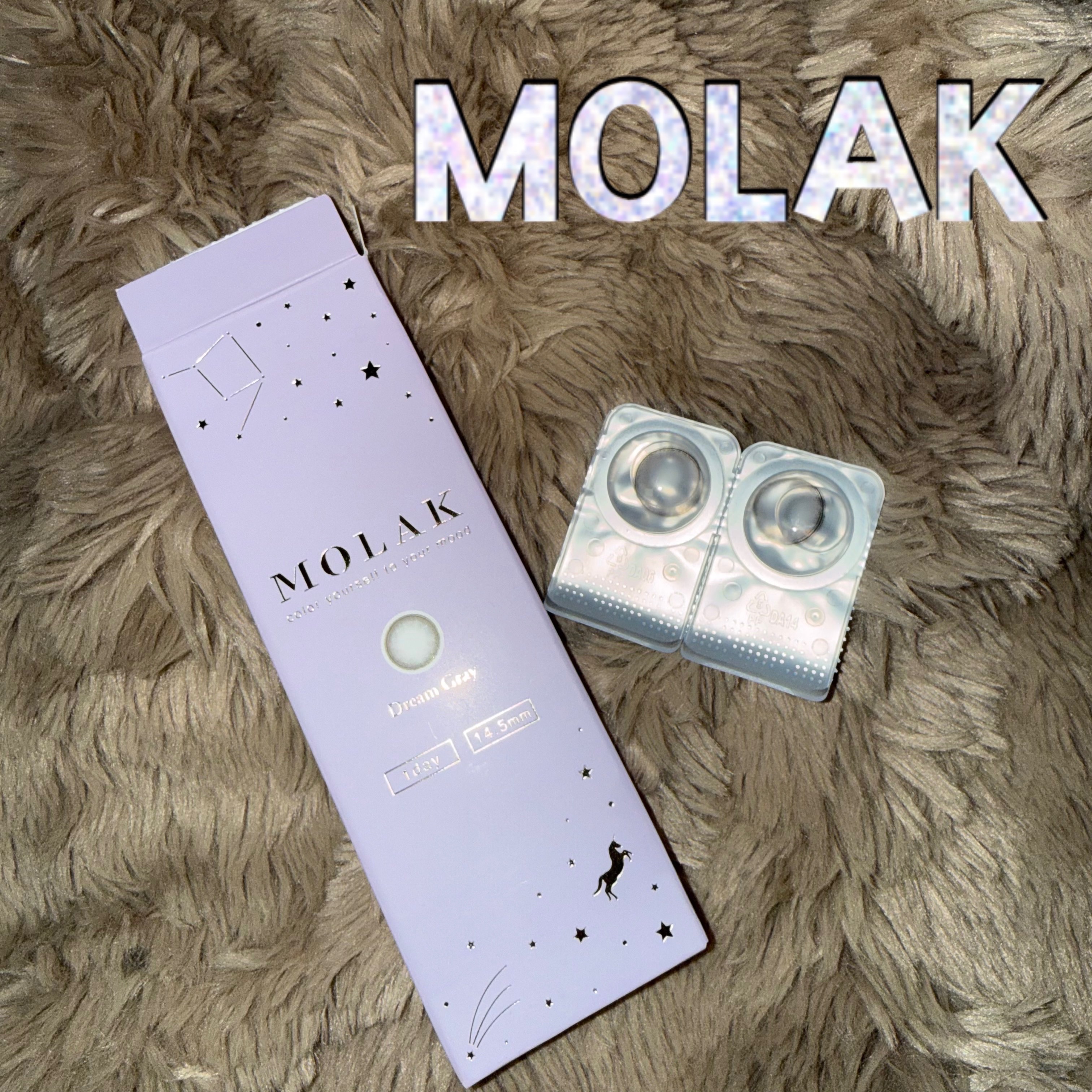 MOLAK 1day ドリームグレー/MOLAK/ワンデー（１DAY）カラコンを使ったクチコミ（1枚目）
