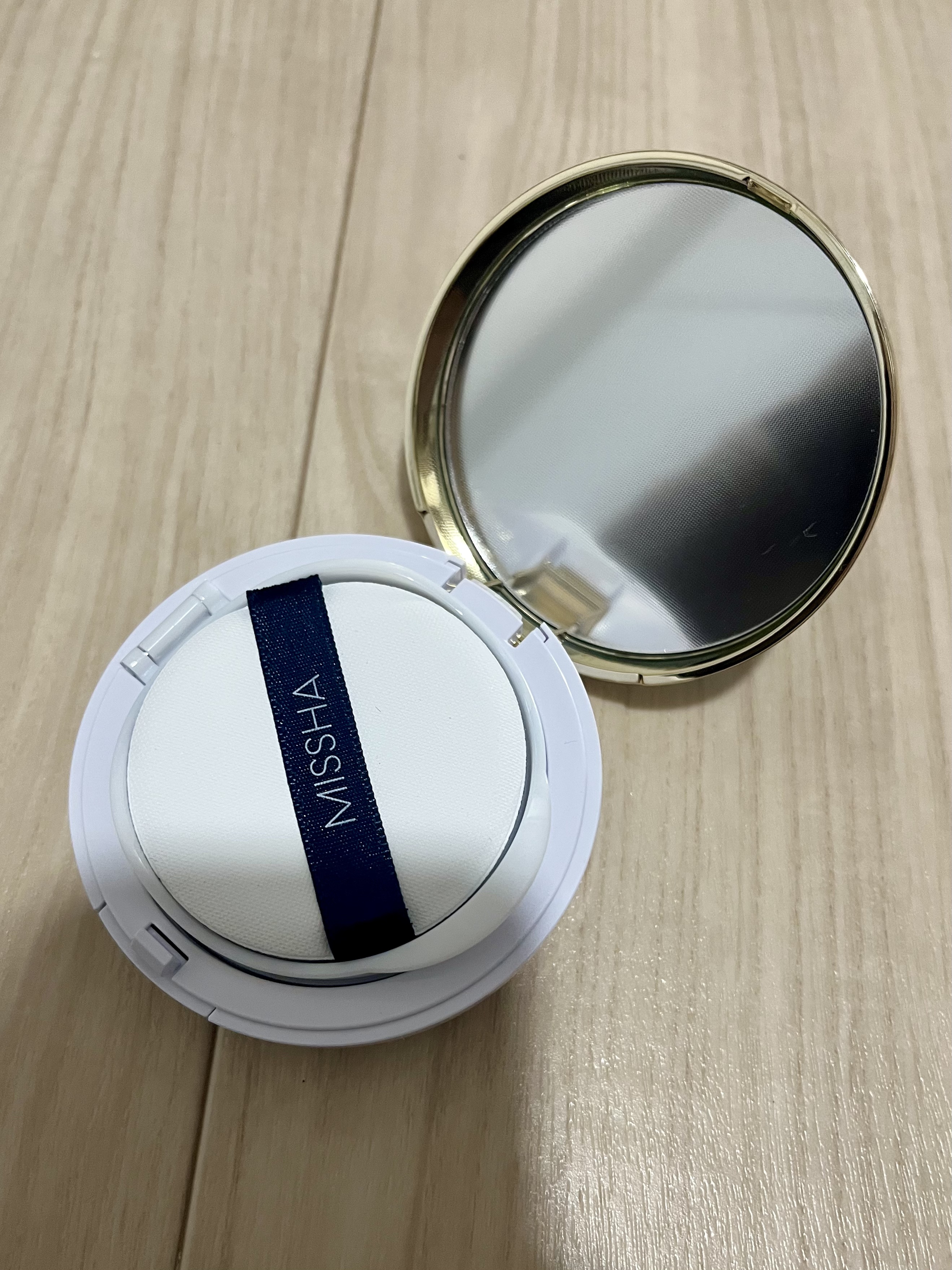 M クッション ファンデーション(モイスチャー)/MISSHA/クッションファンデーションを使ったクチコミ（2枚目）