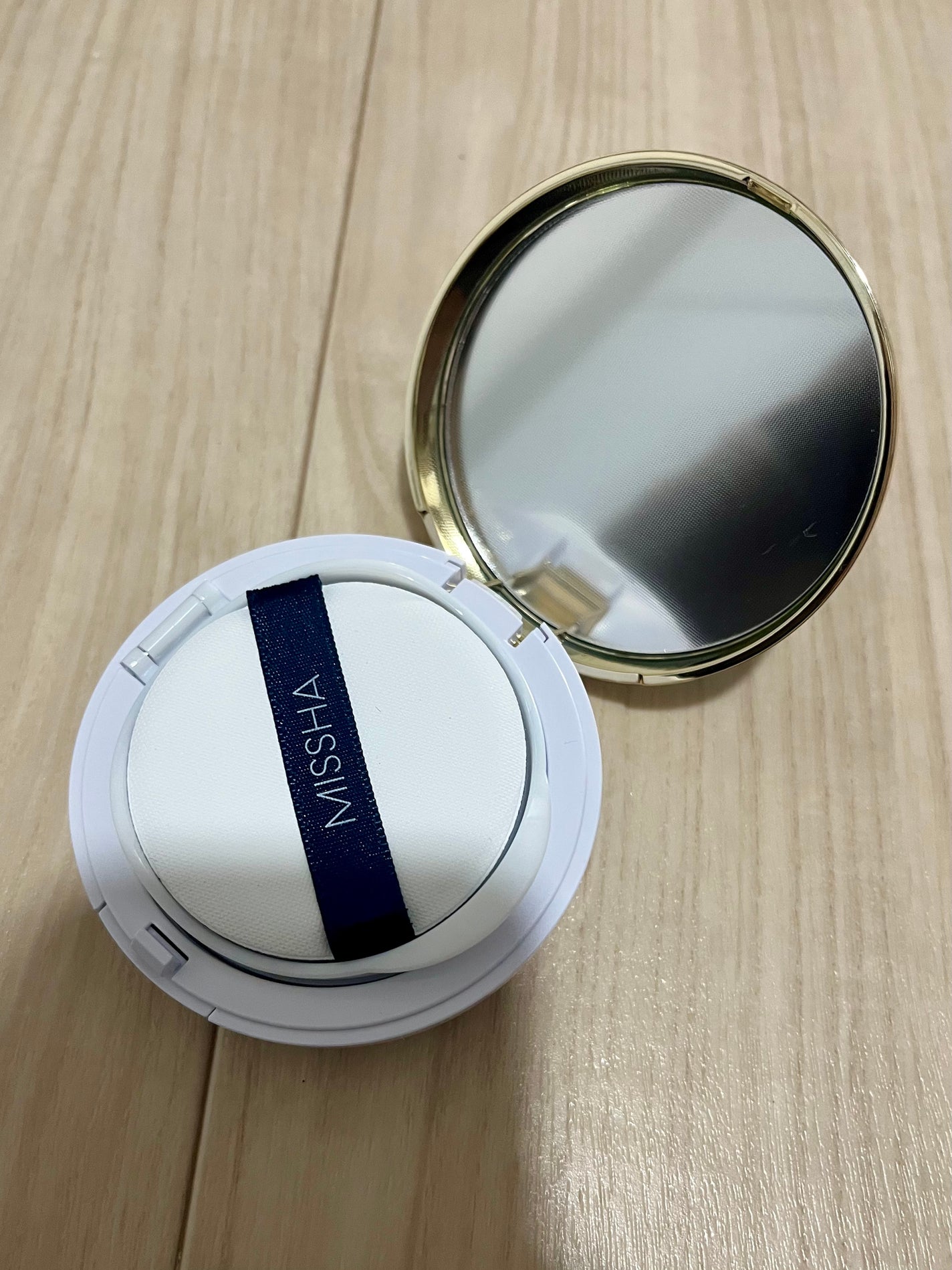 M クッション ファンデーション(モイスチャー)/MISSHA/クッションファンデーションを使ったクチコミ(2枚目)