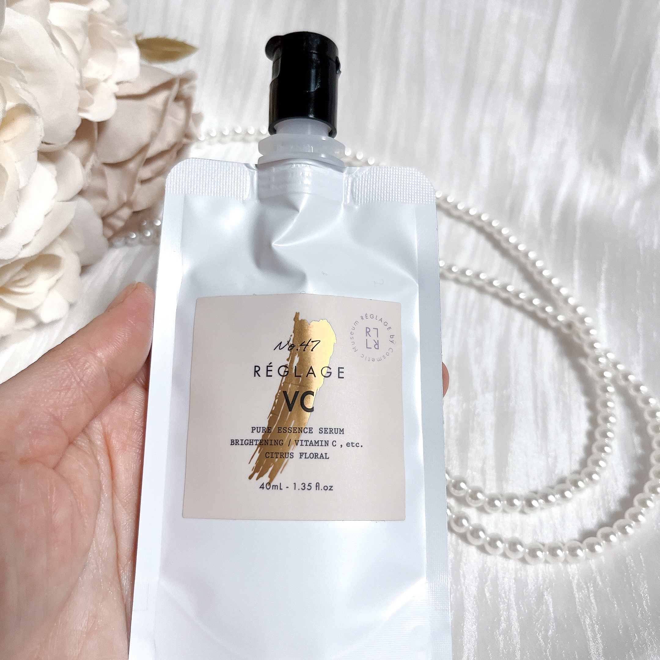 No.47 ピュアVCセラム 無香料/REGLAGE/美容液を使ったクチコミ（2枚目）