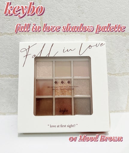 KEYBO FALL IN LOVE SHADOW PALETTE/keybo/アイシャドウパレットを使ったクチコミ(1枚目)