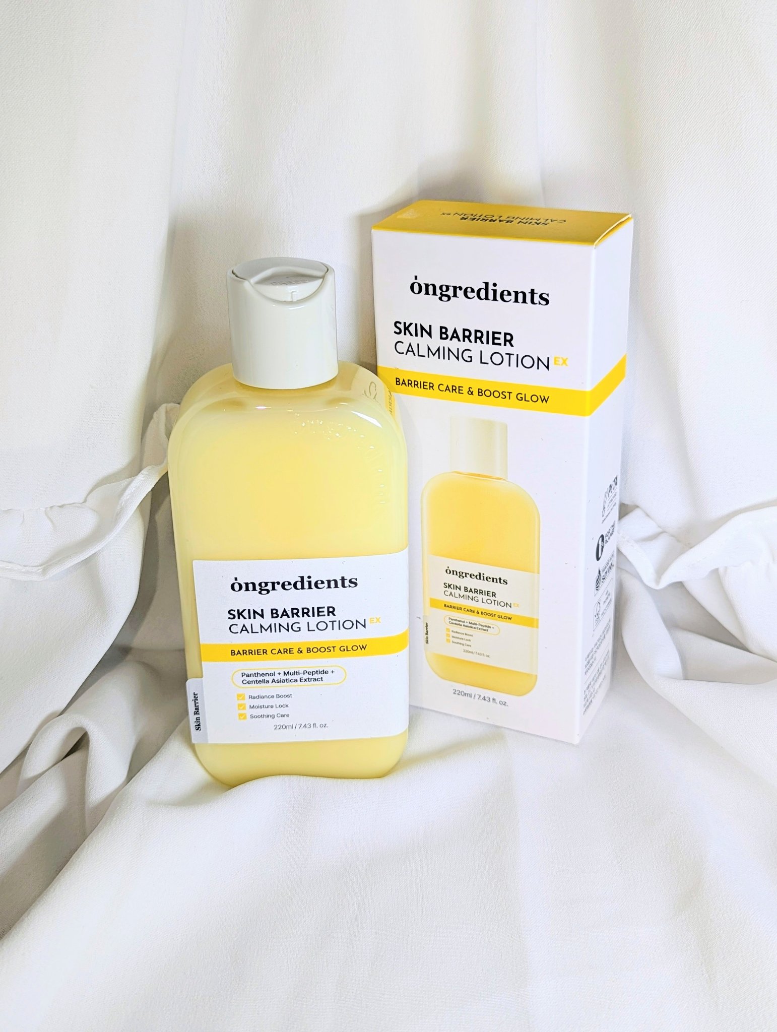 オングリディエンツ スキンバリアカーミングローション EX/Ongredients/乳液を使ったクチコミ（1枚目）