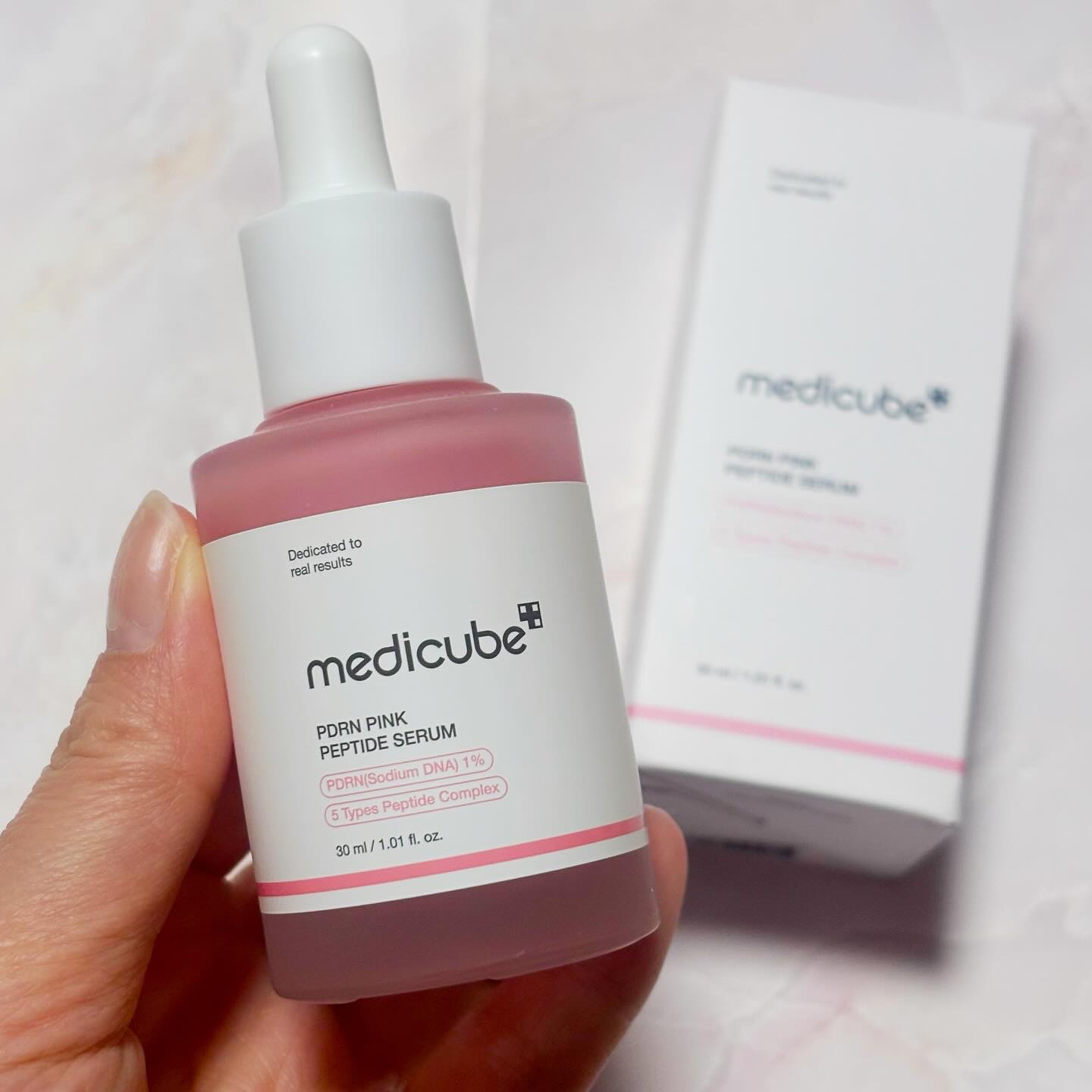 PDRNピンクアンプル PDRN 10,000ppm配合/MEDICUBE/美容液を使ったクチコミ（2枚目）