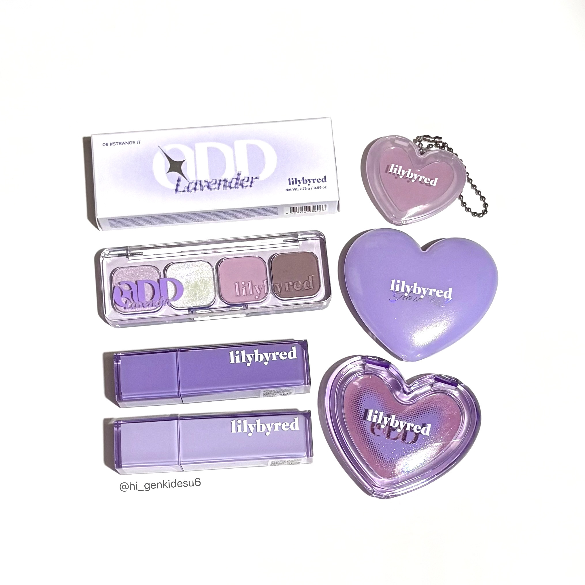 リリバイ新作神秘的パープル🔮໒꒱ 

lilybyred ODD LAVENDER EDITION
全て購入品
────────────

︎︎☁MOOD IT PALETTE / 08 STRANGE IT ¥1,760
#ブルベ 向け