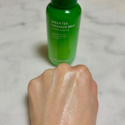 グリーンティー セラミド バリア クリーム/innisfree/フェイスクリームを使ったクチコミ(3枚目)