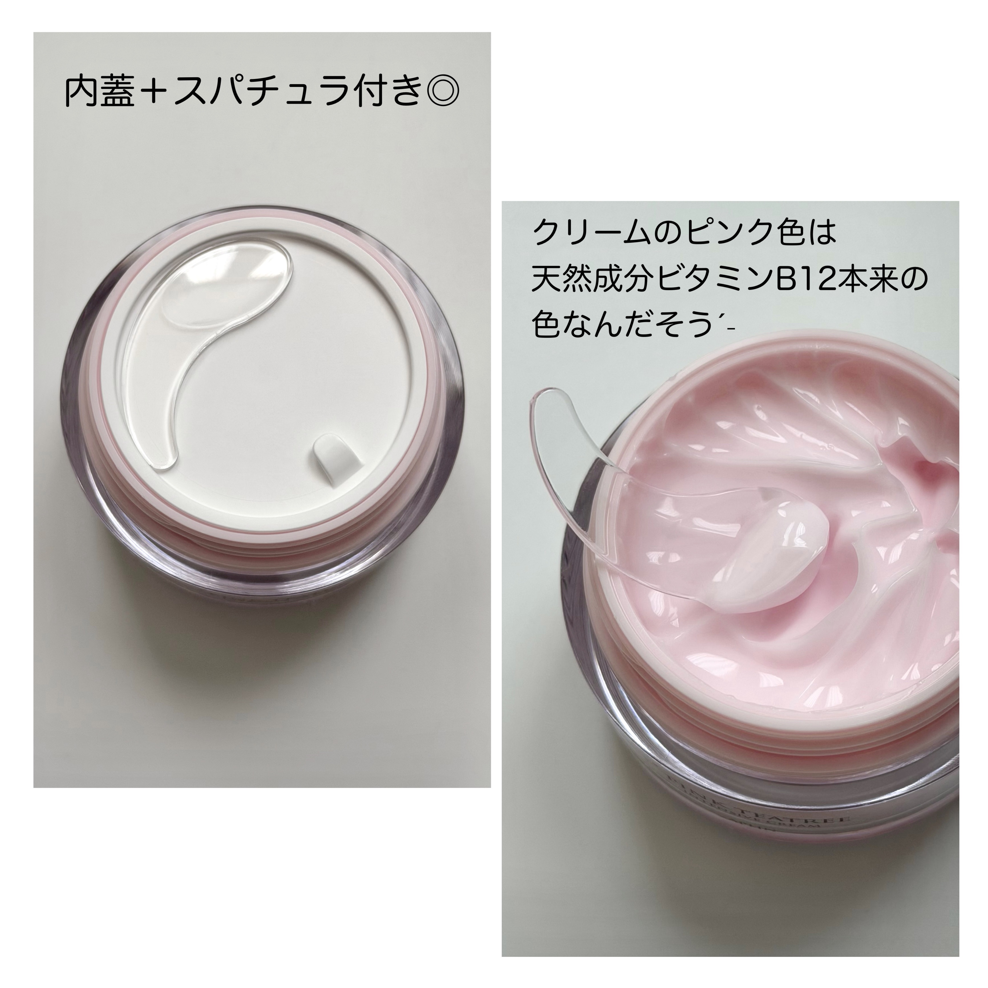 ピンクティーツリークリーム/APLIN/フェイスクリームを使ったクチコミ（2枚目）