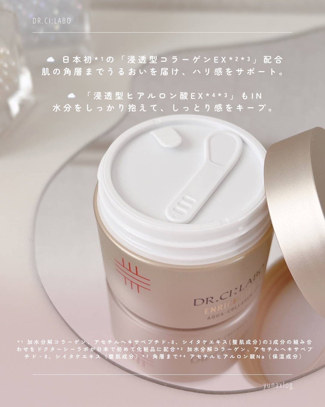 アクアコラーゲンゲル エンリッチリフトEX/ドクターシーラボⓇ/オールインワン化粧品を使ったクチコミ（3枚目）