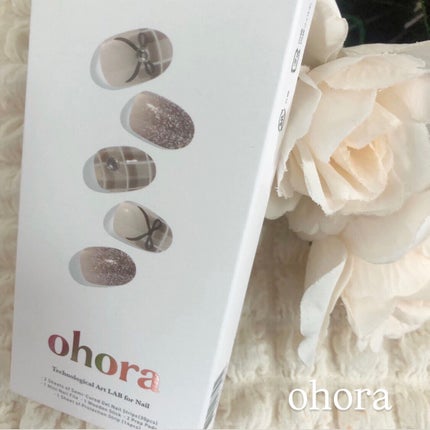 セミキュアジェルネイル(ハンド)/ohora/ネイルシールを使ったクチコミ(2枚目)