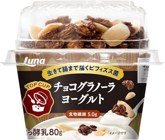 日本ルナ TOPCUP チョコグラノーラ ヨーグルト