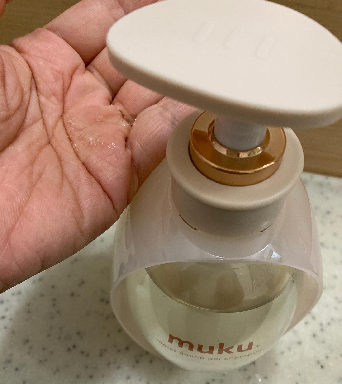 ムク+　モイスト　アミノジェル　シャンプー/ヘアトリートメント/muku+/市販シャンプーを使ったクチコミ（2枚目）