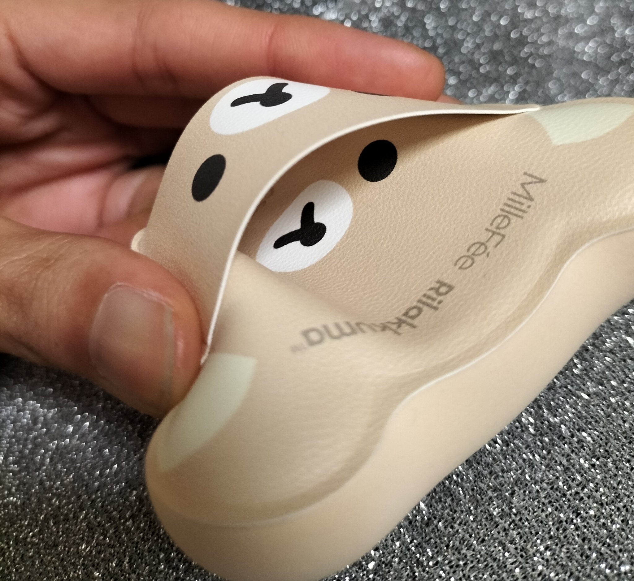 MilleFée マシュマロフィットパフのクチコミ「🧸MilleFéeマシュマロフィットパフリラックマ限定デザイン

完全にパケ買い。
モチモチ･.....」（3枚目）