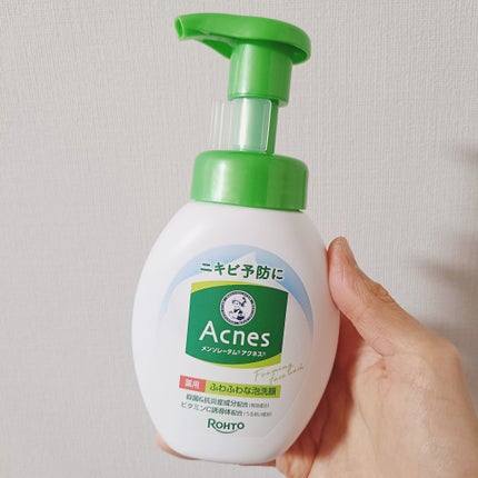 薬用ふわふわな泡洗顔/メンソレータム アクネス/泡洗顔を使ったクチコミ(1枚目)