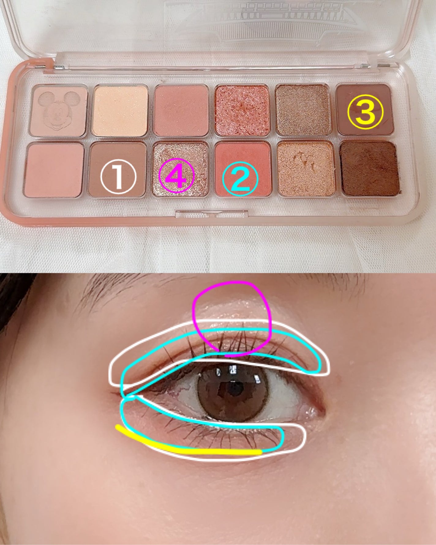 プロ アイ パレット エアー/CLIO/アイシャドウパレットを使ったクチコミ(4枚目)