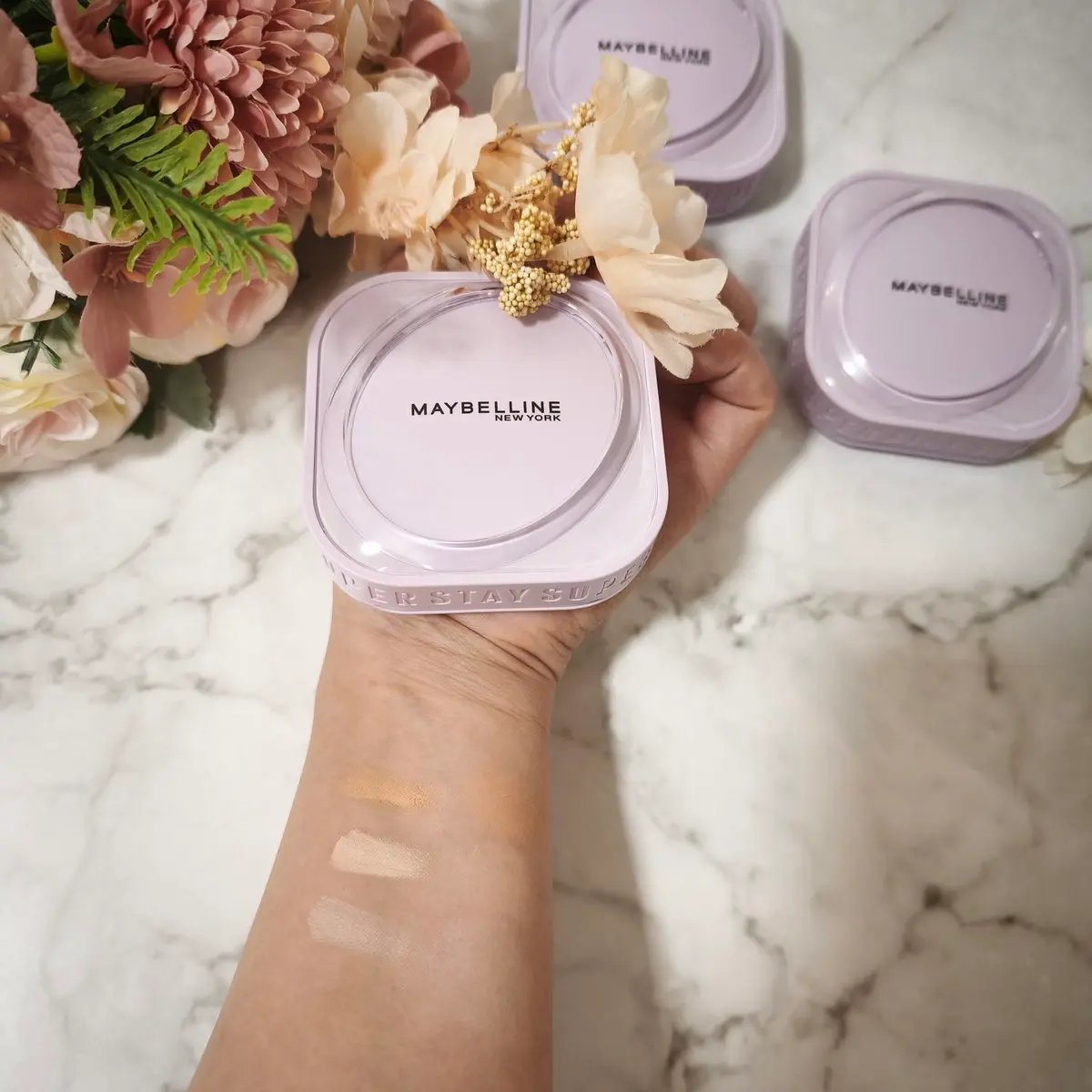 SPステイ クリームパクト ファンデーション/MAYBELLINE NEW YORK/クリーム・エマルジョンファンデーションを使ったクチコミ（3枚目）