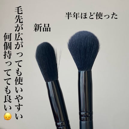 チークブラシ/matsukiyo/メイクブラシを使ったクチコミ(4枚目)