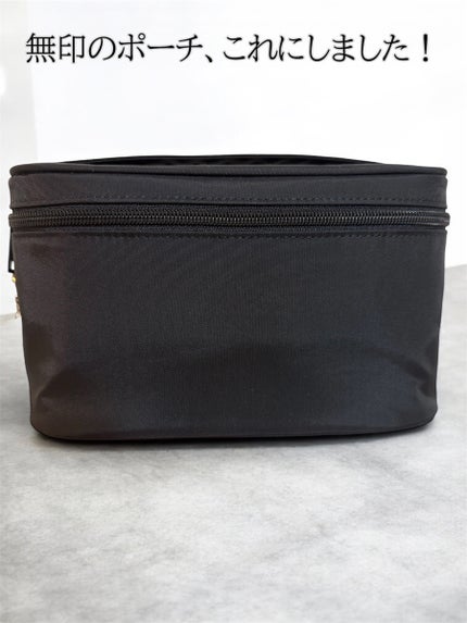 ナイロン手付ポーチ・薄型/無印良品/化粧ポーチを使ったクチコミ(1枚目)