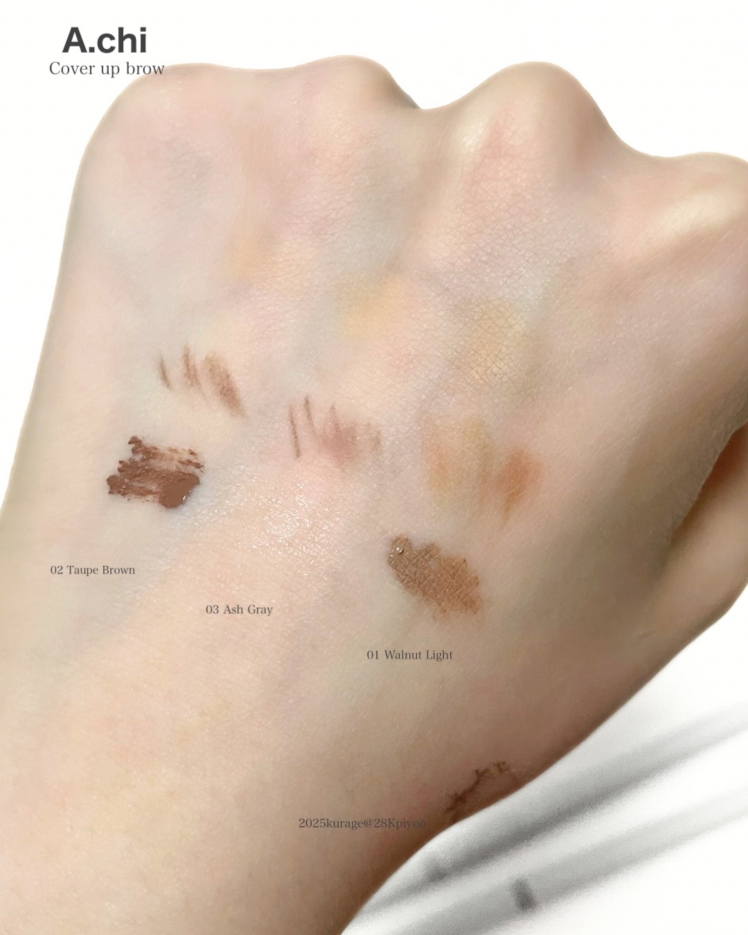 カバーアップブロウ/A.chi/アイブロウペンシルを使ったクチコミ（3枚目）
