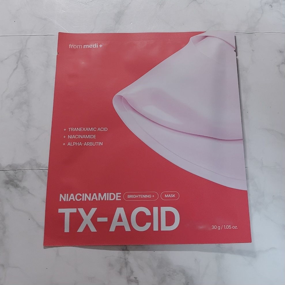 TXAナイアシンアミド ブライトニングマスク/from medi+/シートマスク・パックを使ったクチコミ（2枚目）
