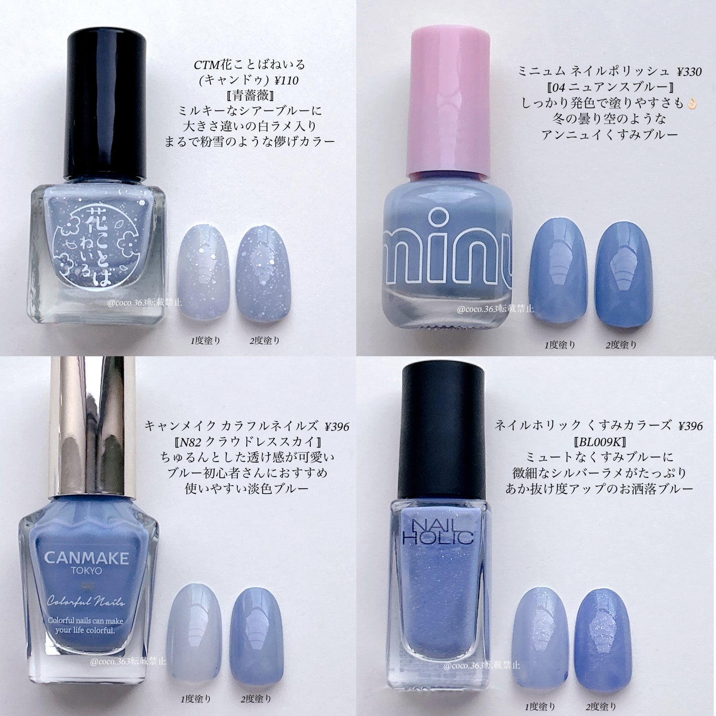 カラフルネイルズ/キャンメイク/マニキュアを使ったクチコミ(4枚目)