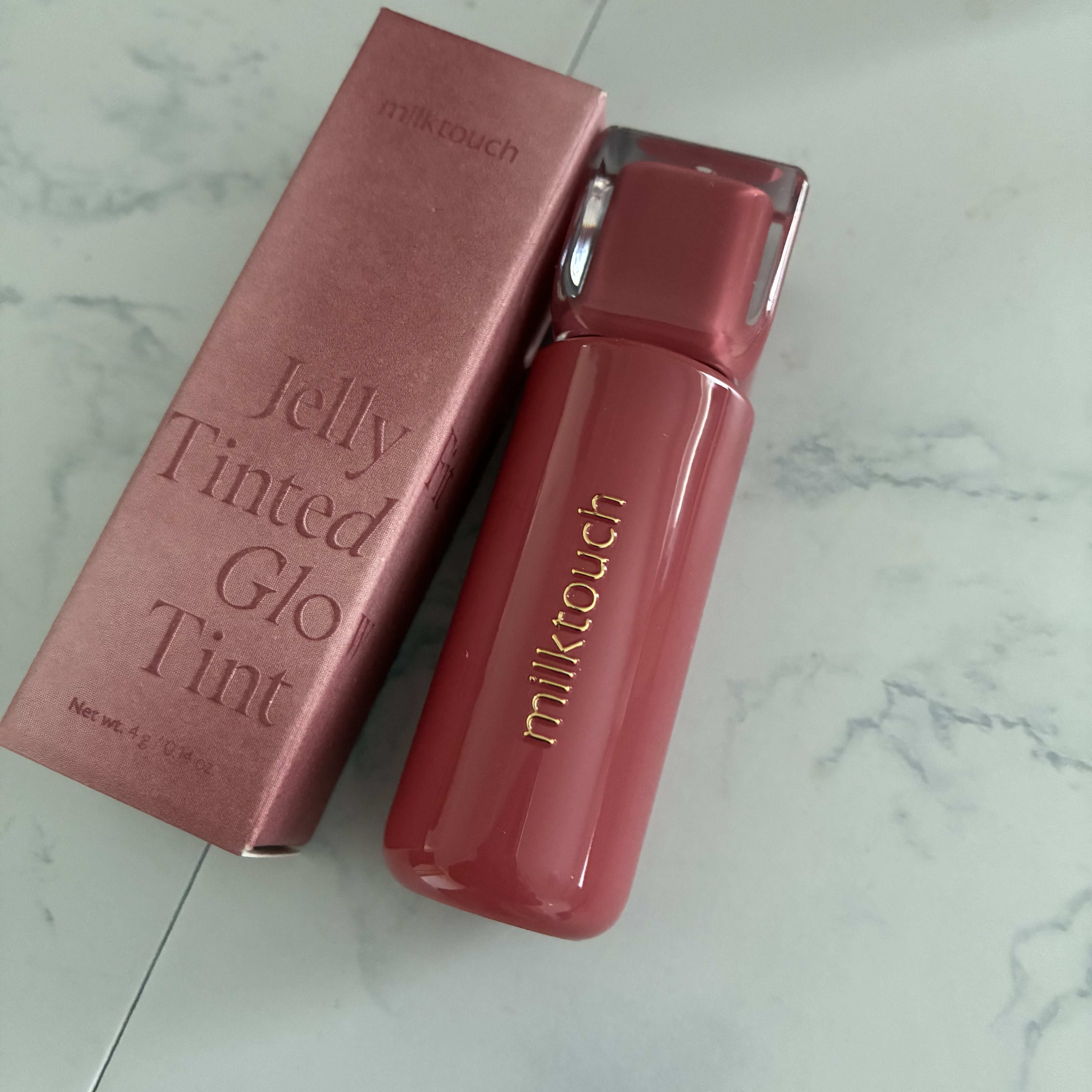 ジェリーフィットティンティッドグロウティント 08 ロージーブリーズ(Rosy Breeze)/Milk Touch/リップティントを使ったクチコミ（1枚目）