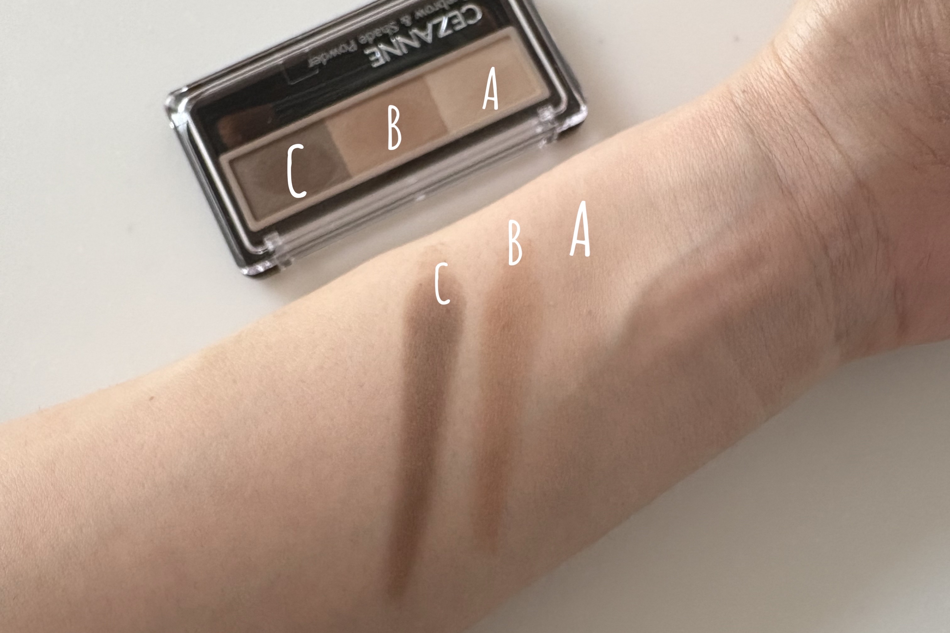 CEZANNE アイブロウ&シェードパウダーのクチコミ「「CEZANNE」さまから
商品提供をいただきました。

ありがとうございます。

✼••┈┈.....」（3枚目）