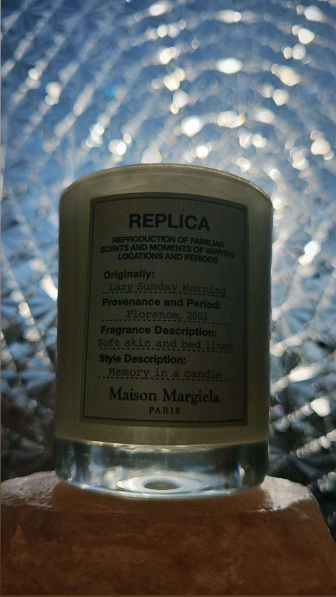 レプリカ キャンドル レイジー サンデー モーニング/Maison Margiela Fragrances/アロマキャンドルを使ったクチコミ(1枚目)