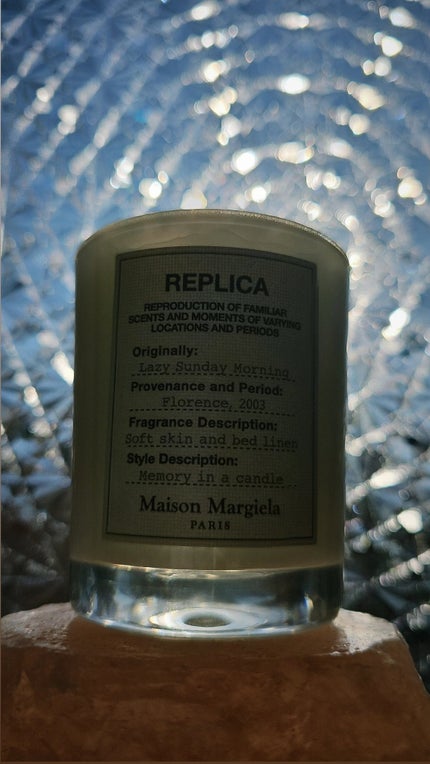 レプリカ キャンドル レイジー サンデー モーニング/Maison Margiela Fragrances/アロマキャンドルを使ったクチコミ(1枚目)
