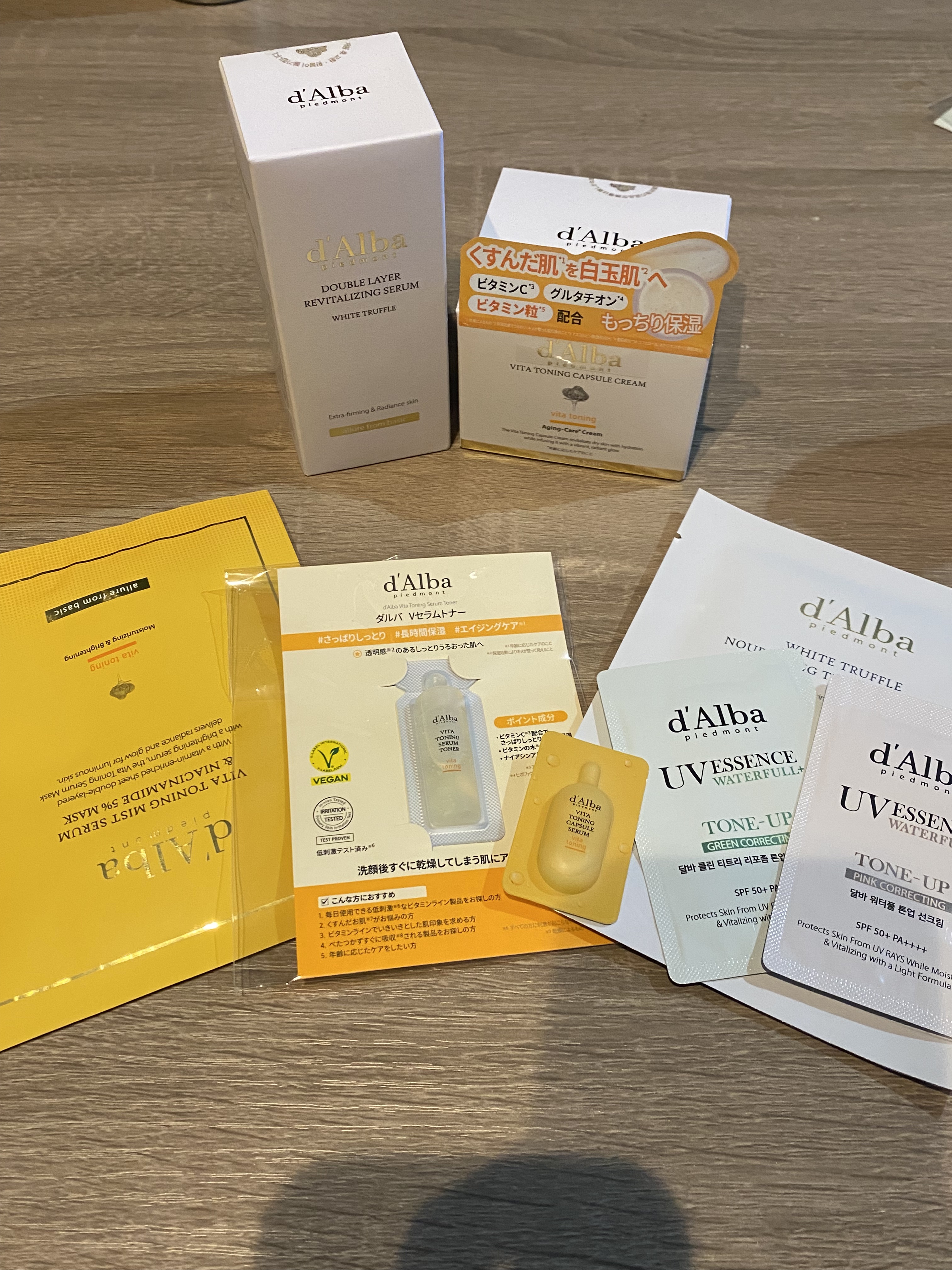 ホワイトトリュフダブルレイヤーリバイタライジングセラム/ダルバ/美容液を使ったクチコミ（1枚目）