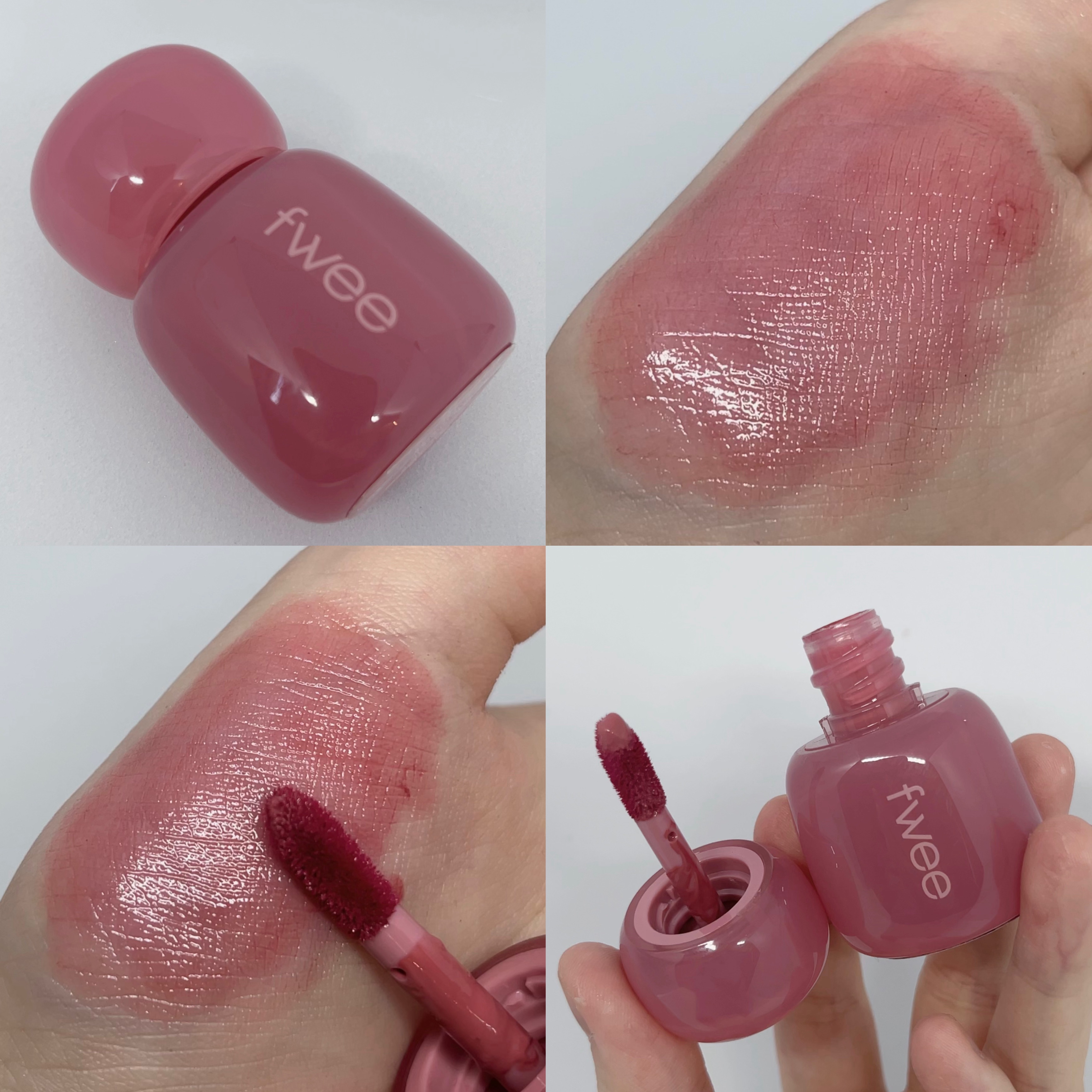 フィー ピンクオブセッションステイフィットティント G04 ニッチピンク/fwee/リップティントを使ったクチコミ（2枚目）