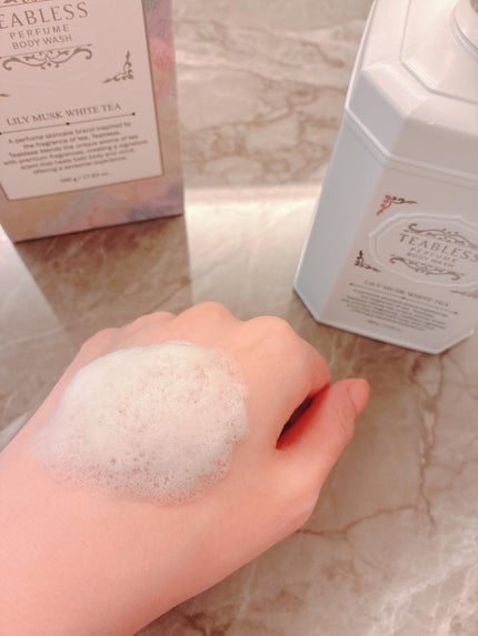 パフュームボディウォッシュ リリームスクホワイトティー/TEABLESS/ボディソープを使ったクチコミ(3枚目)