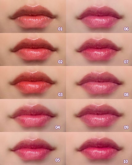 りーちゃい フォロバ100 on LIPS 「hinceのロウグロウジェルティント全色レビュー!落ちにくいし..」(3枚目)