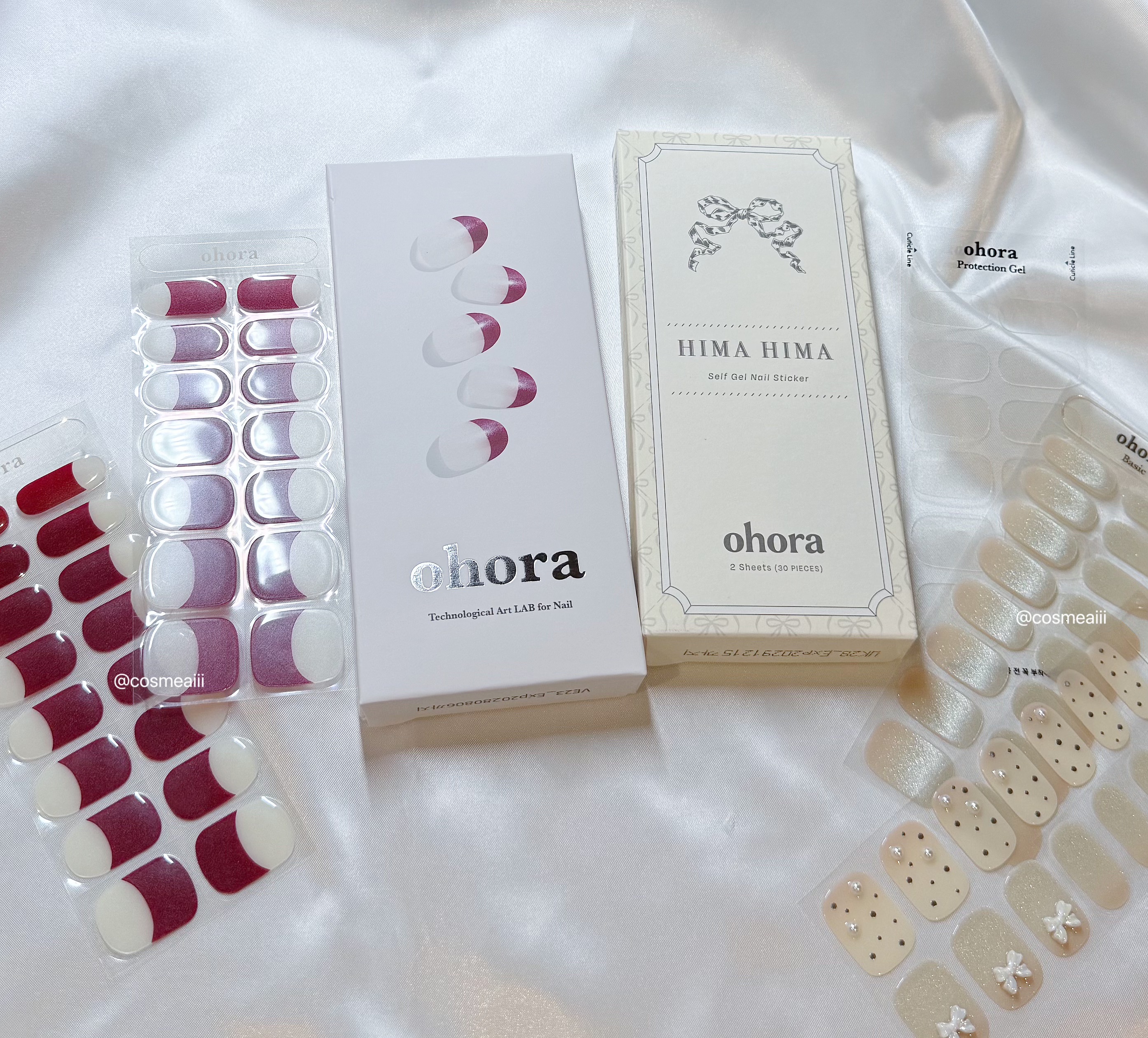 セミキュアジェルネイル（ハンド）/ohora/ネイルシールを使ったクチコミ（2枚目）