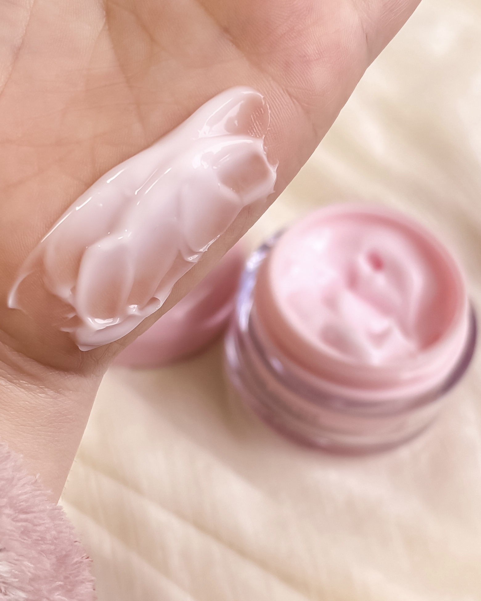 ピンクティーツリークリーム/APLIN/フェイスクリームを使ったクチコミ（3枚目）