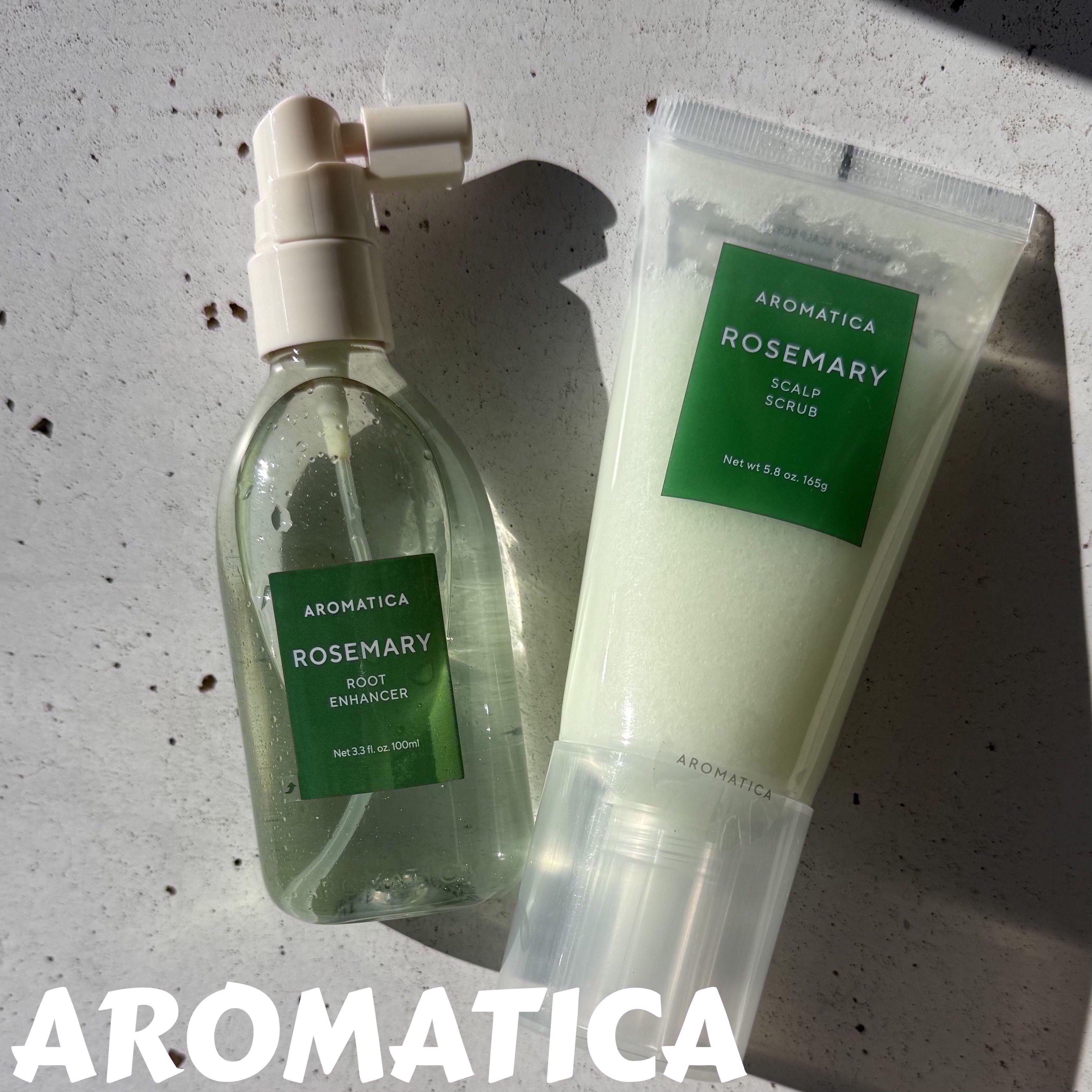 ローズマリー スカルプ スクラブ/AROMATICA/ヘッドスクラブを使ったクチコミ（1枚目）
