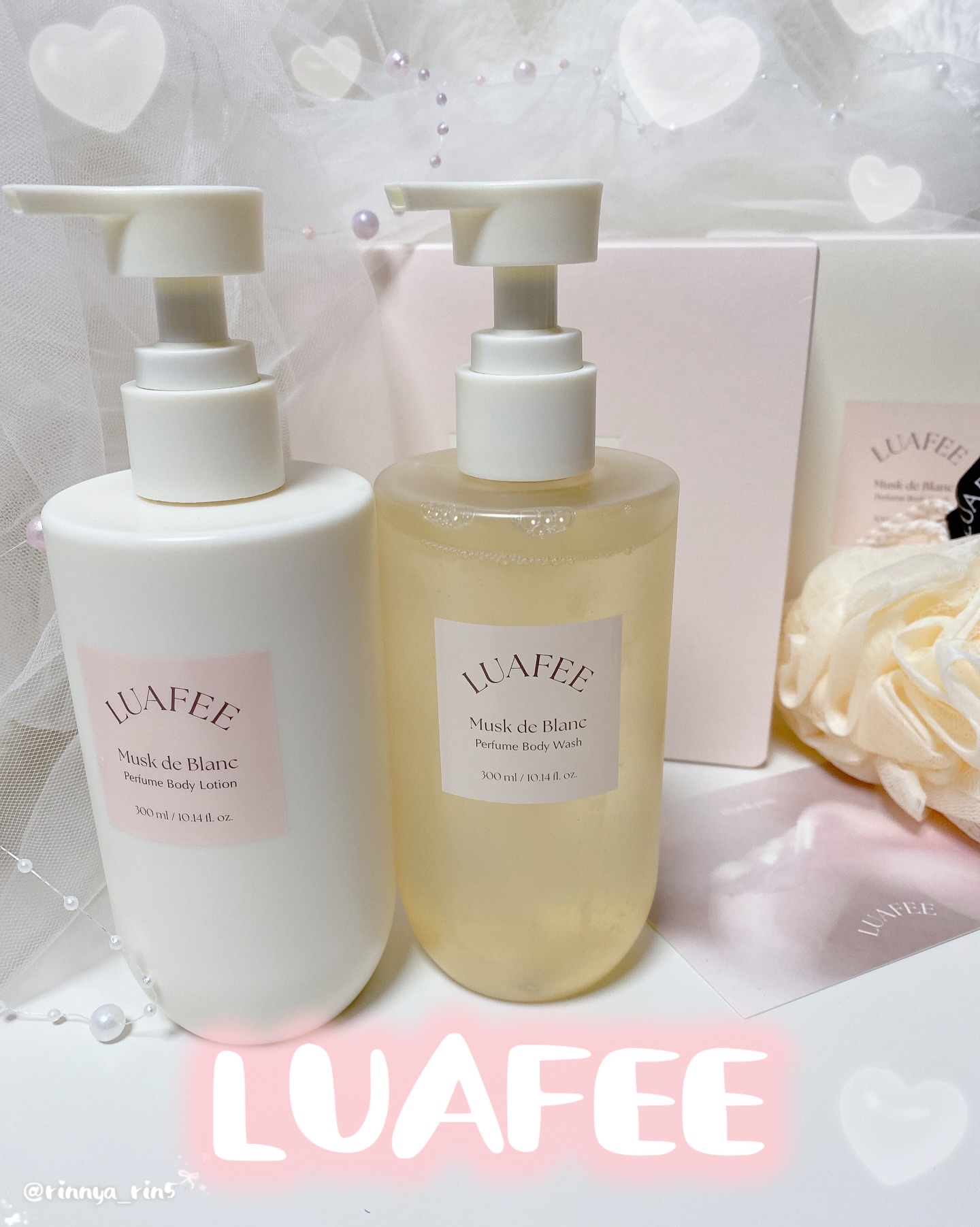 ムスク ド ブラン パフューム ボディローション/LUAFEE/ボディローションを使ったクチコミ（1枚目）