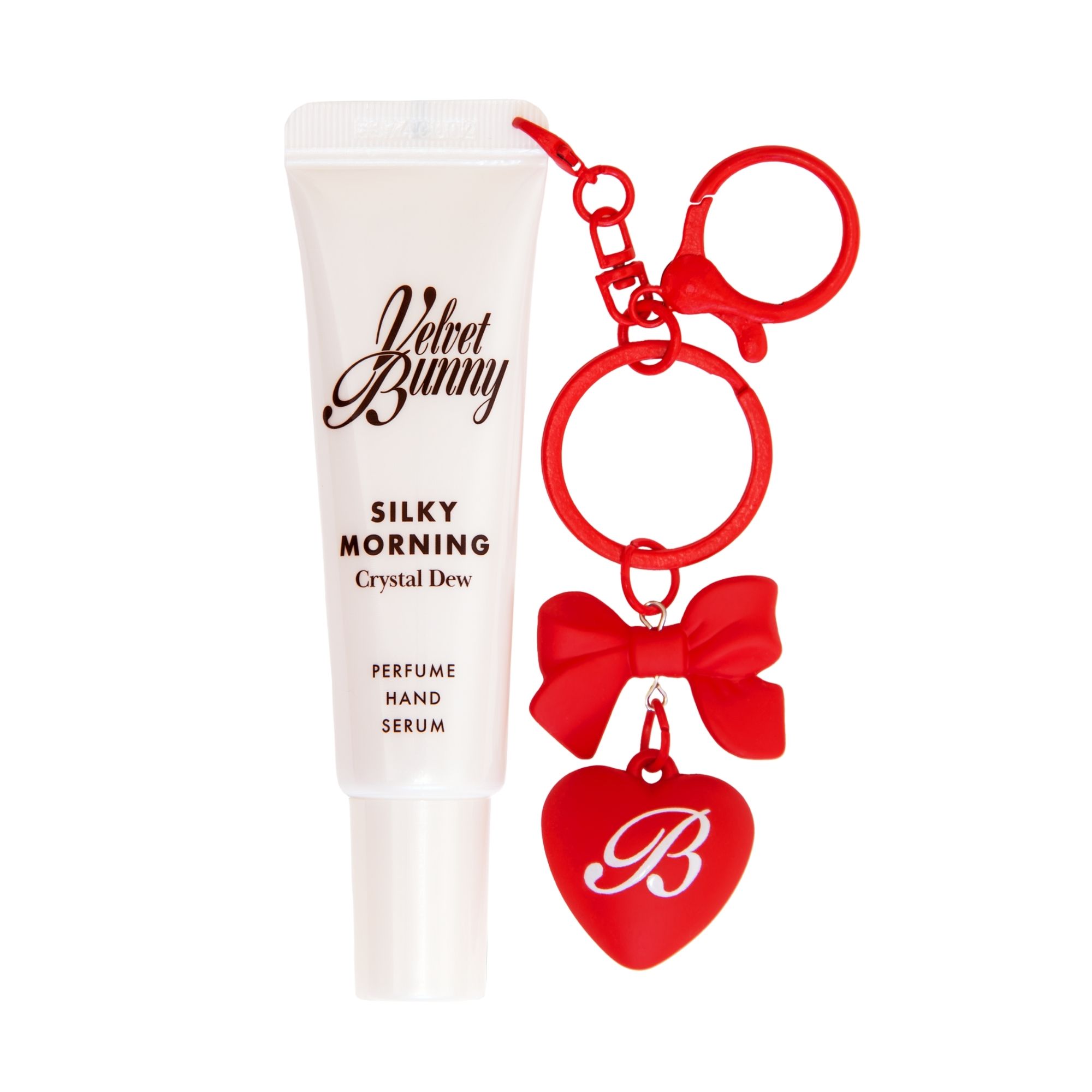パフュームハンドセラム キーリング SILKY MORNING / Velvet Bunny
