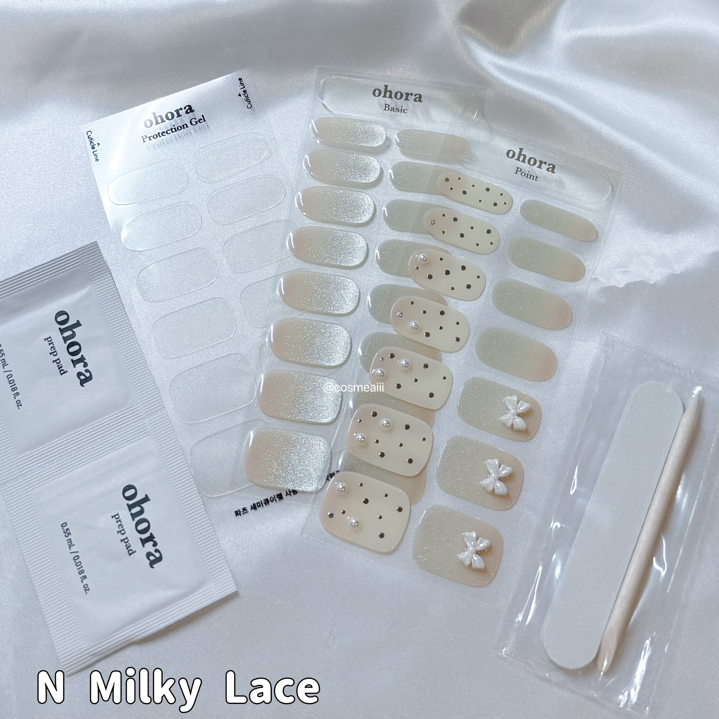 セミキュアジェルネイル（ハンド）/ohora/ネイルシールを使ったクチコミ（3枚目）