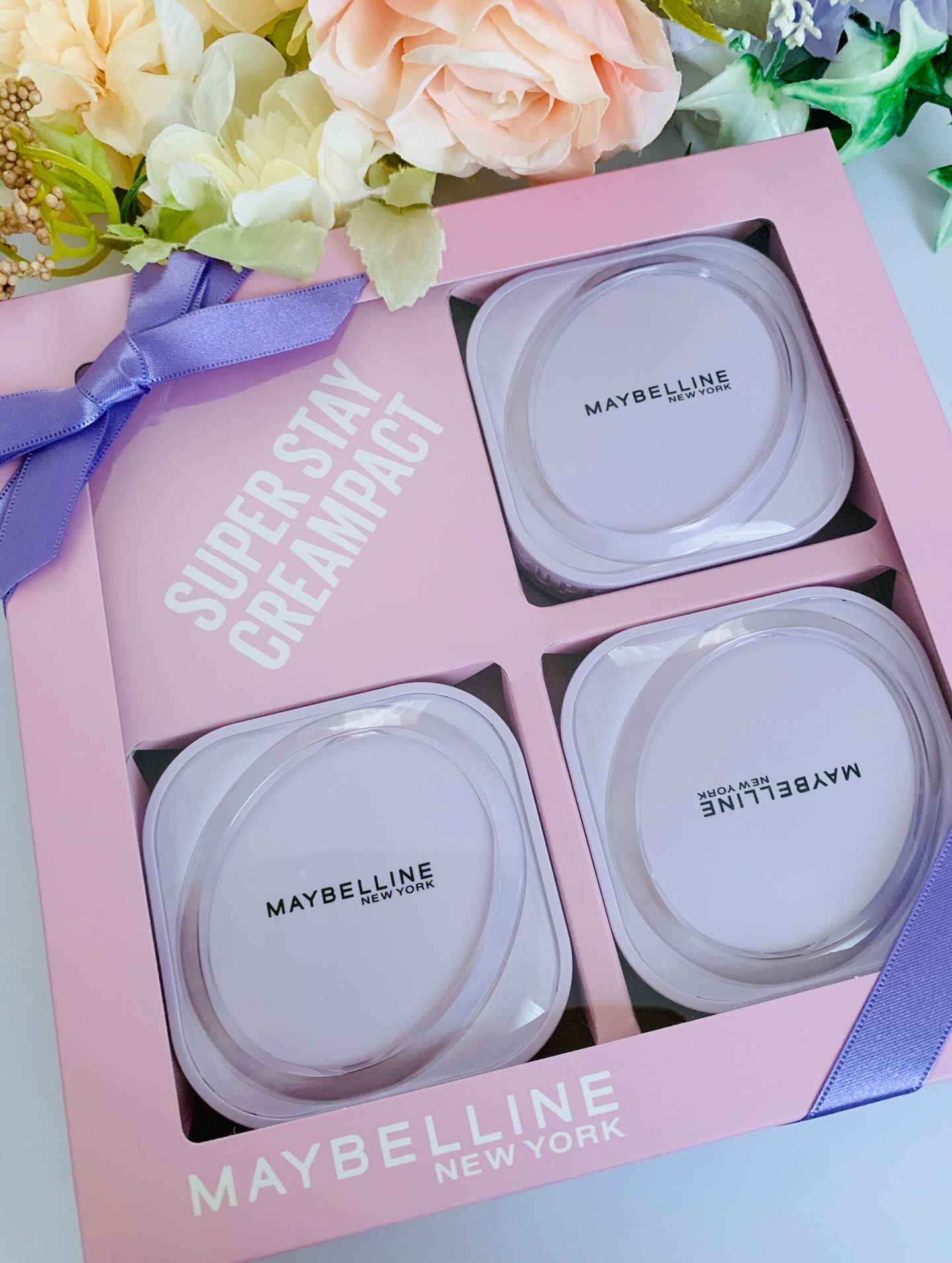 SPステイ クリームパクト ファンデーション/MAYBELLINE NEW YORK/クリーム・エマルジョンファンデーションを使ったクチコミ（1枚目）