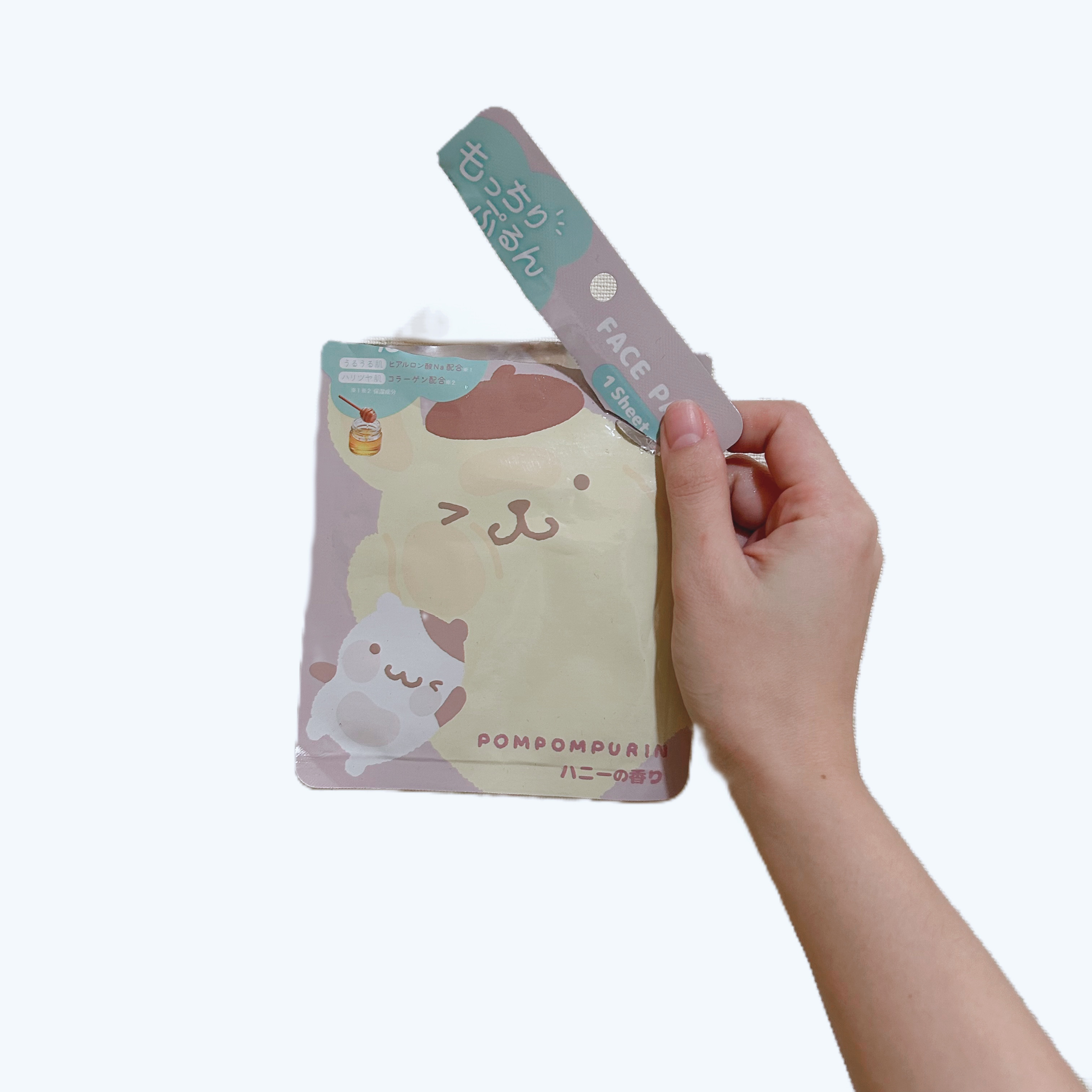 フェイスパック ポムポムプリン ハニーの香り/クラックス/シートマスク・パックを使ったクチコミ（1枚目）