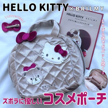 HELLO KITTY à BRILMY äžèº«ãèŠããŠæçãããªã ãºãã©ã«åªããã³ã¹ã¡ããŒã BOOK VELOUR BLACK ver./BRILMY/éèªã䜿ã£ãã¯ãã³ãïŒ1æç®ïŒ