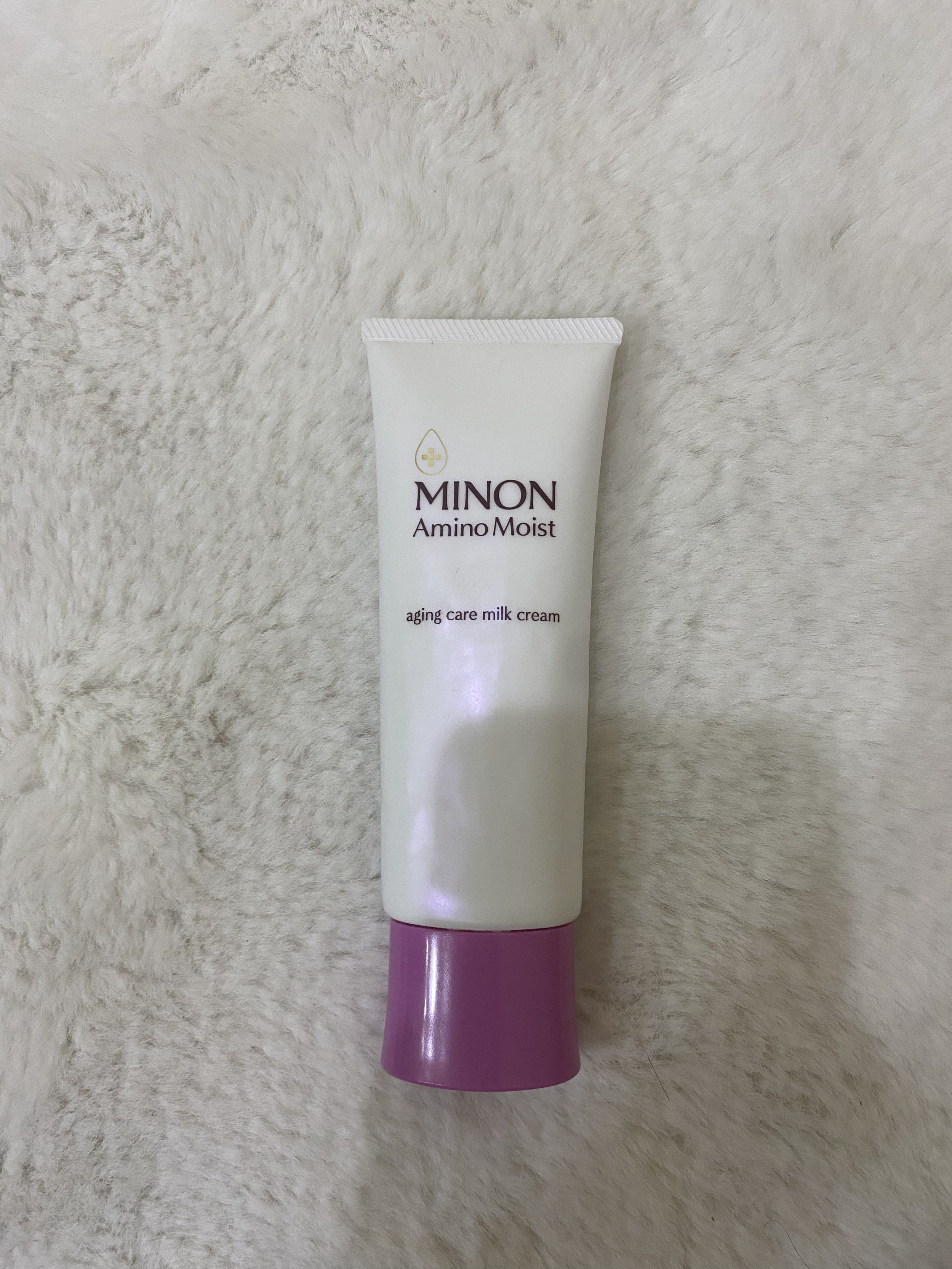 アミノモイスト エイジングケア ミルククリーム/ミノン/フェイスクリームを使ったクチコミ（1枚目）