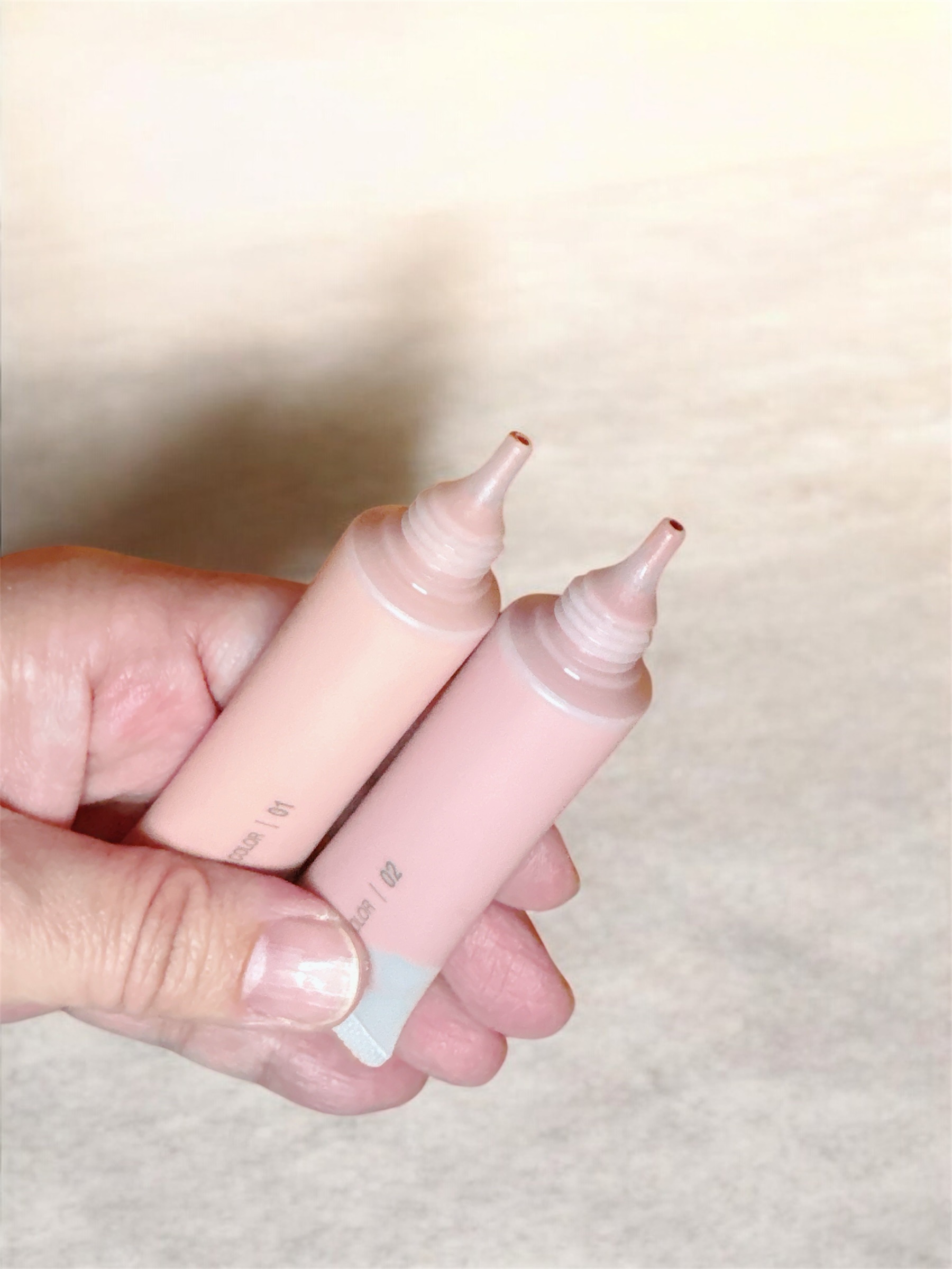 クリームチーク/無印良品/ジェル・クリームチークを使ったクチコミ（3枚目）