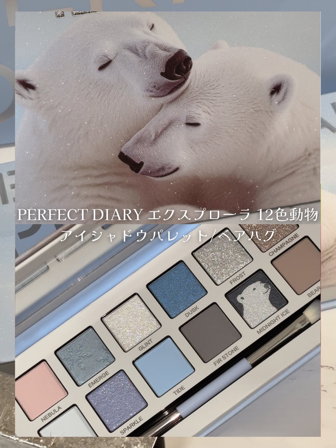 エクスプローラ12色 動物アイシャドウパレット/PERFECT DIARY/アイシャドウパレットを使ったクチコミ（2枚目）