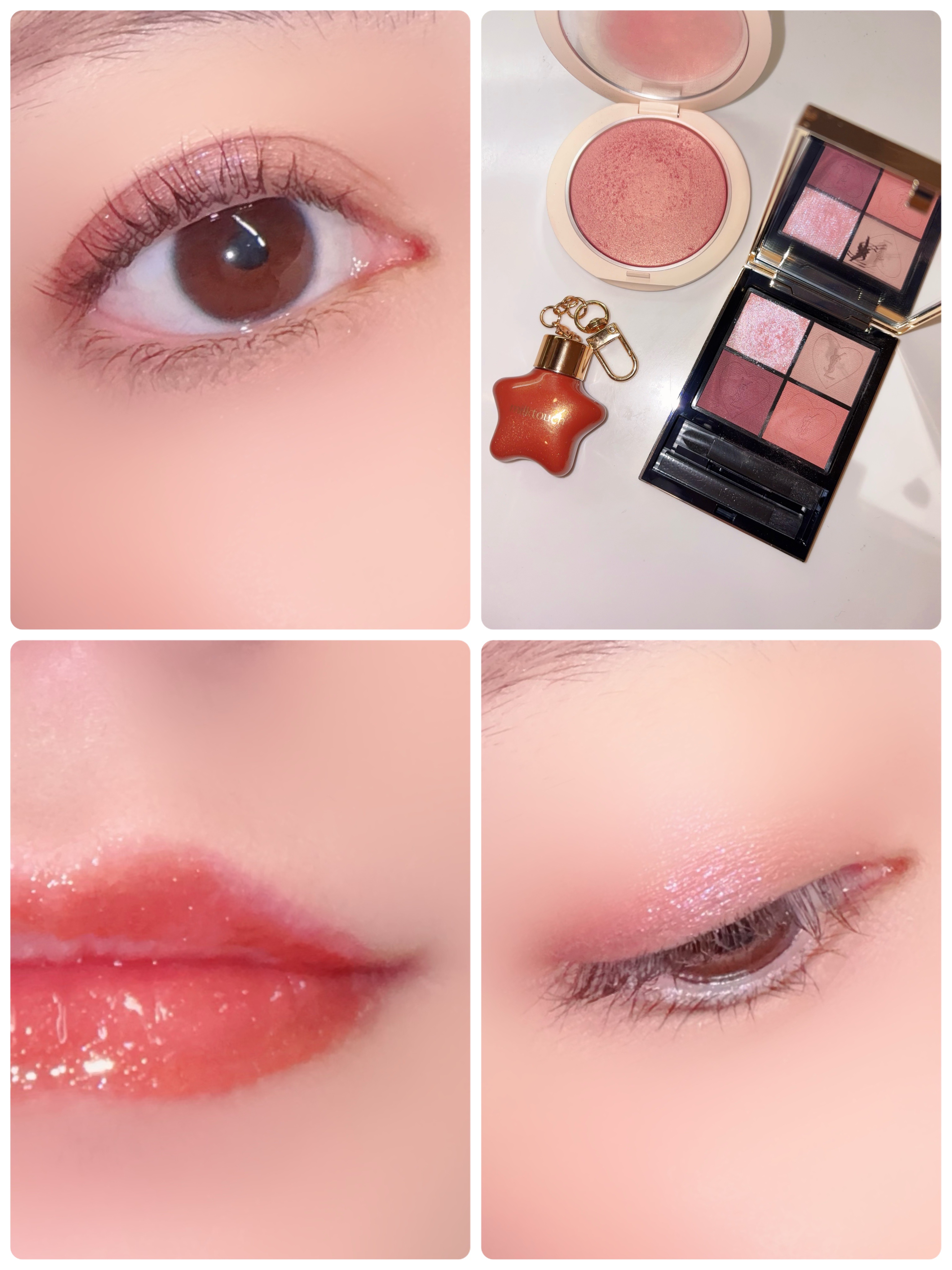 オーナメント プリズム シャイン パール グロス/Milk Touch/リップグロスを使ったクチコミ（1枚目）