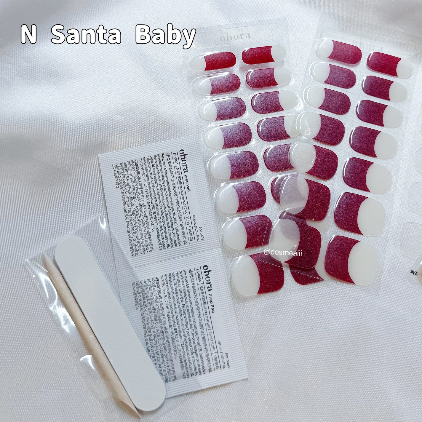 セミキュアジェルネイル(ハンド)/ohora/ネイルシールを使ったクチコミ(4枚目)