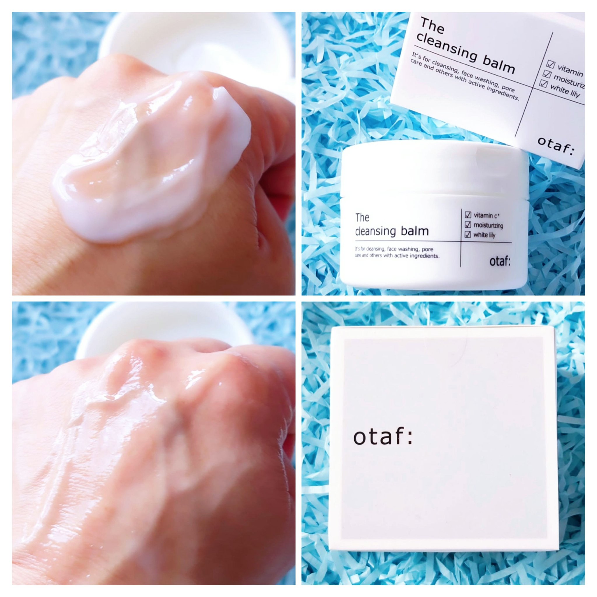 クレンジングバーム/otaf:/クレンジングバームを使ったクチコミ（3枚目）