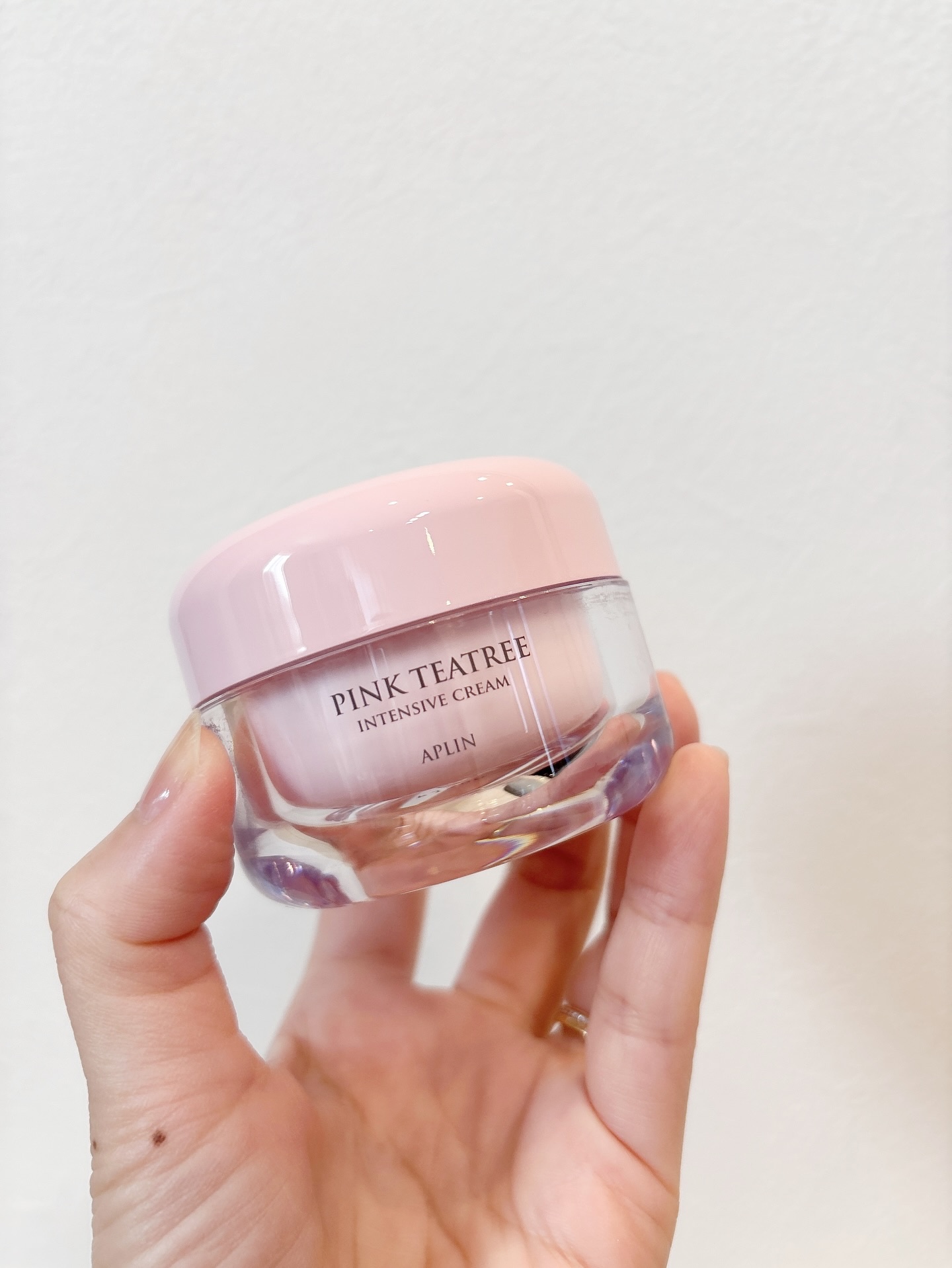 ピンクティーツリークリーム/APLIN/フェイスクリームを使ったクチコミ（2枚目）