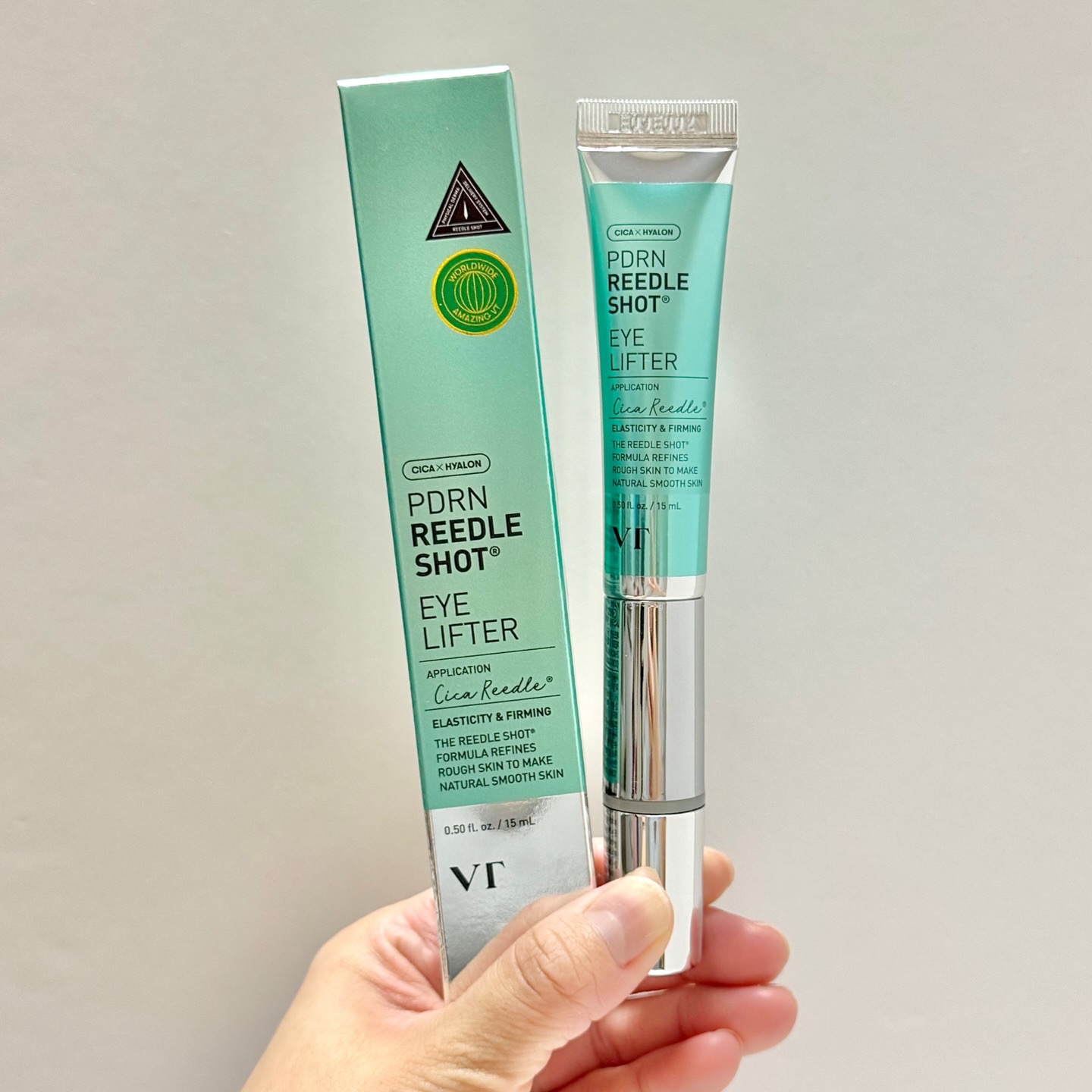 VT PDRN リードルショットアイリフターのクチコミ「艶肌の秘訣にはこの2つ！！
①PDRN リードルショットアイリフター
②リードルS PDRN+.....」（2枚目）