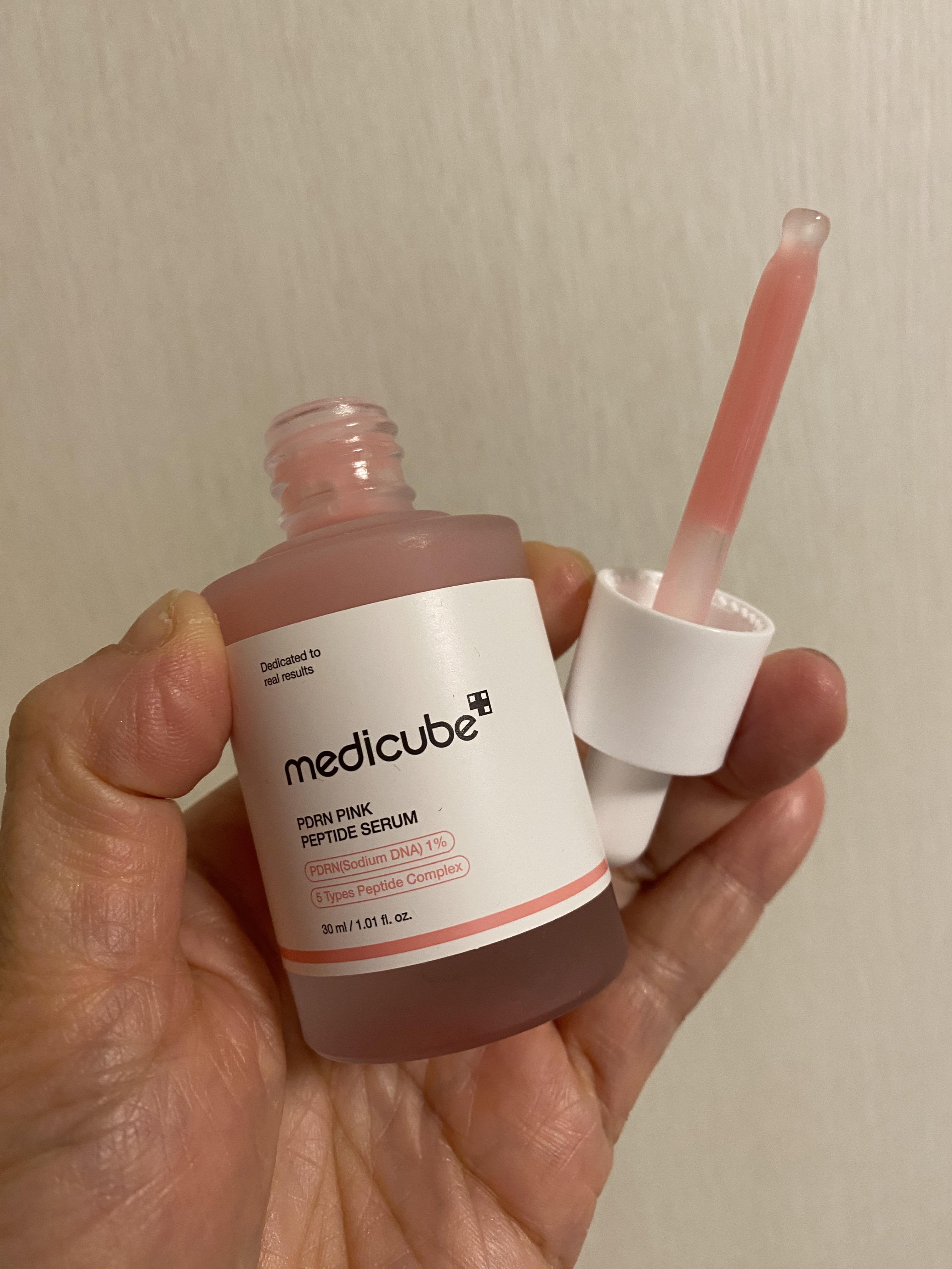 PDRNピンクアンプル PDRN 10,000ppm配合/MEDICUBE/美容液を使ったクチコミ（1枚目）