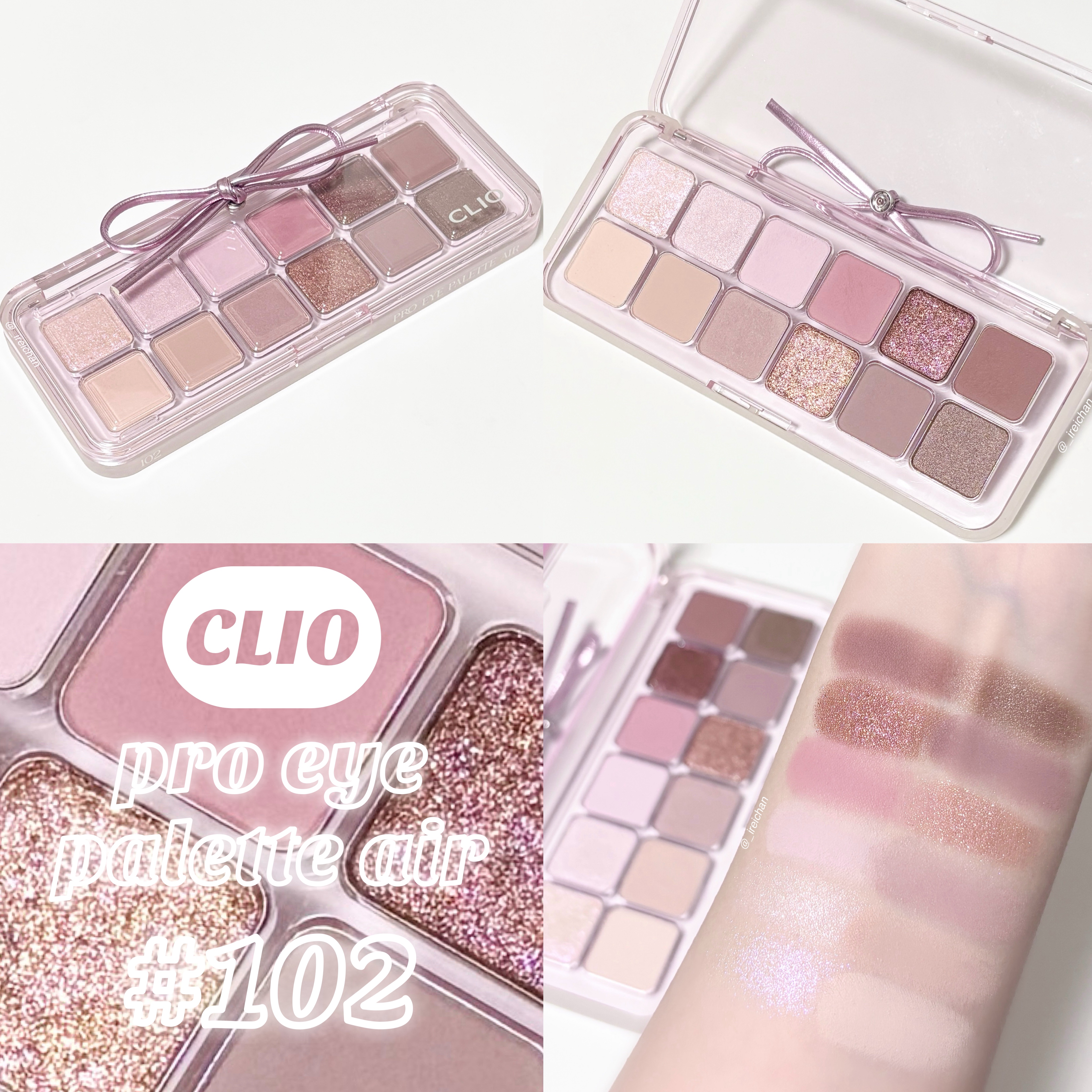 プロ アイ パレット エアー 102 ミュートアーカイブ(MUTE ARCHIVE)/CLIO/アイシャドウパレットを使ったクチコミ（1枚目）